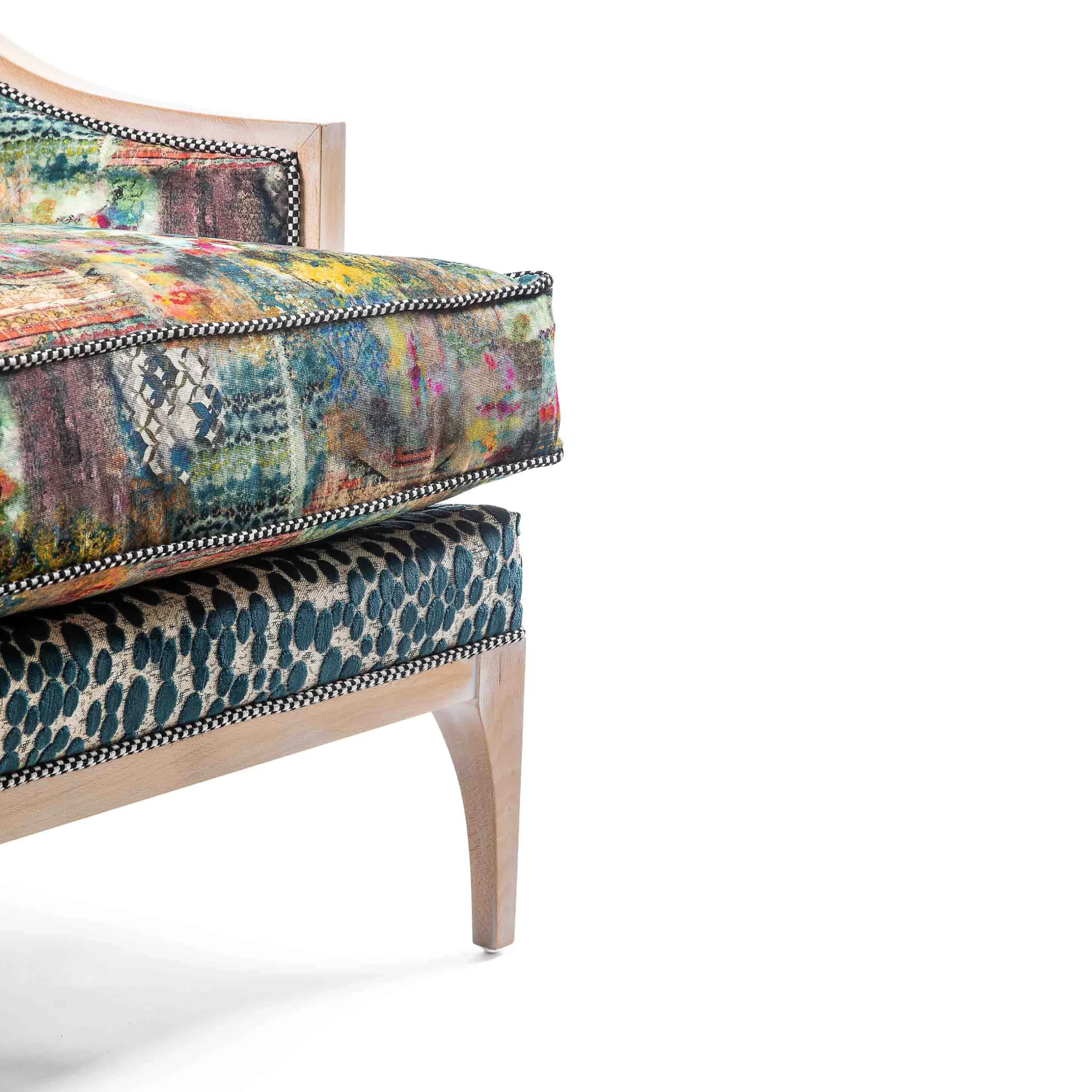Living Room|MacKenzie-Childs Mosaic Chair