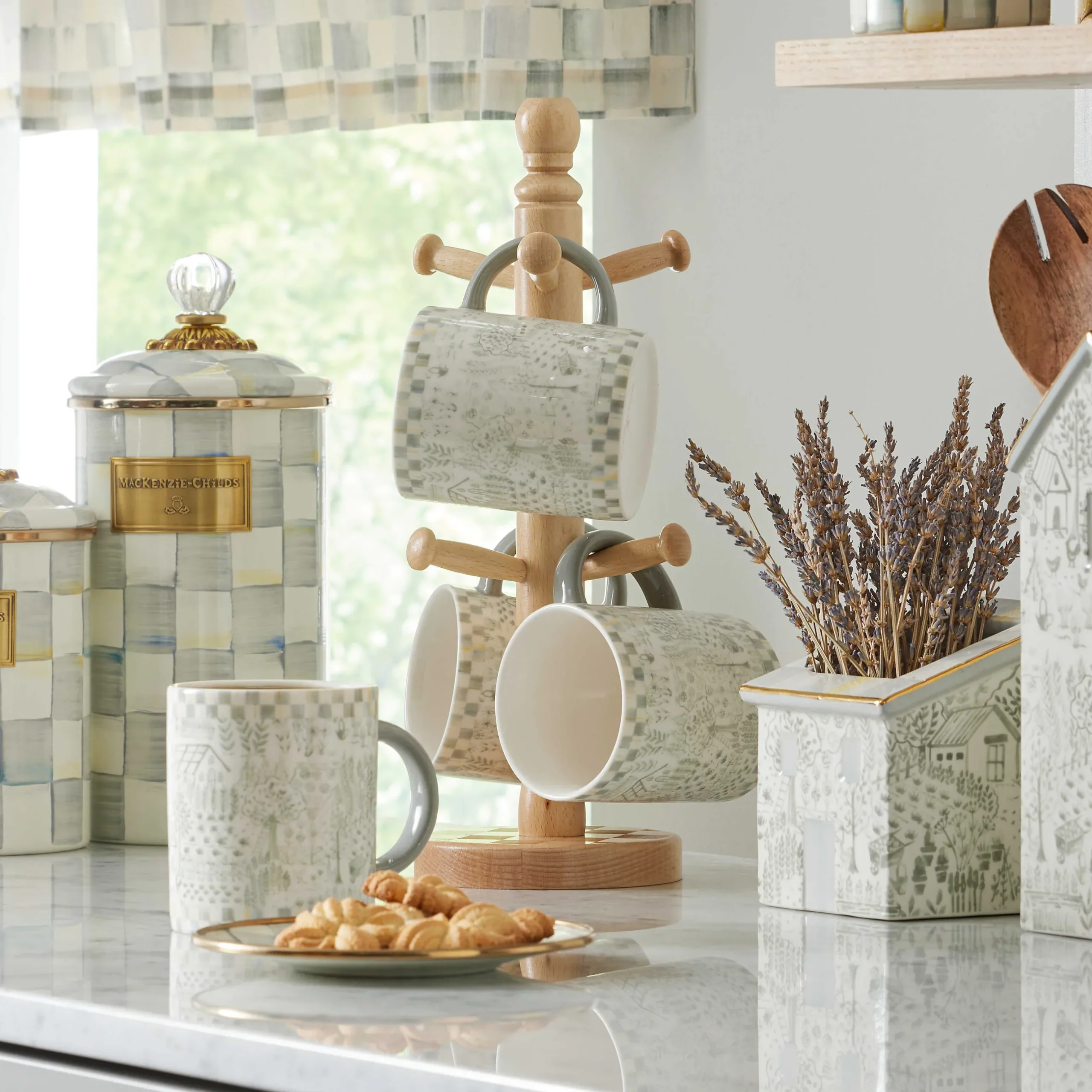 Kitchen Storage & Organization|MacKenzie-Childs Mug Tree