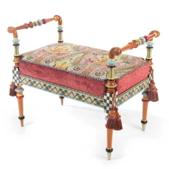 Entryway Furniture|Living Room|MacKenzie-Childs Musette 2' Bench