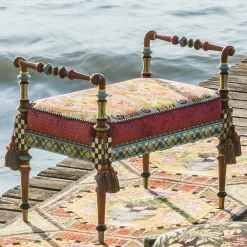 Entryway Furniture|Living Room|MacKenzie-Childs Musette 2' Bench