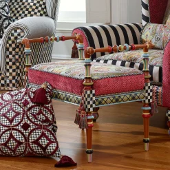 Entryway Furniture|Living Room|MacKenzie-Childs Musette 2' Bench