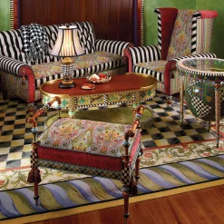 Entryway Furniture|Living Room|MacKenzie-Childs Musette 2' Bench