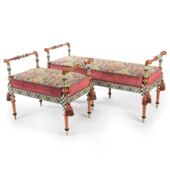 Entryway Furniture|Living Room|MacKenzie-Childs Musette 2' Bench