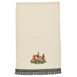 The Fall Shop|Kitchen & Table Linens|MacKenzie-Childs Mushroom Applique Dish Towel