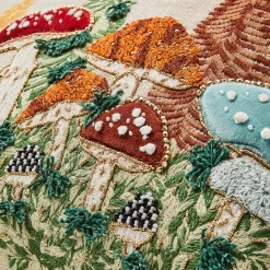 Pillows, Throws, & Cushions|MacKenzie-Childs Mushroom Embellished Lumbar Pillow