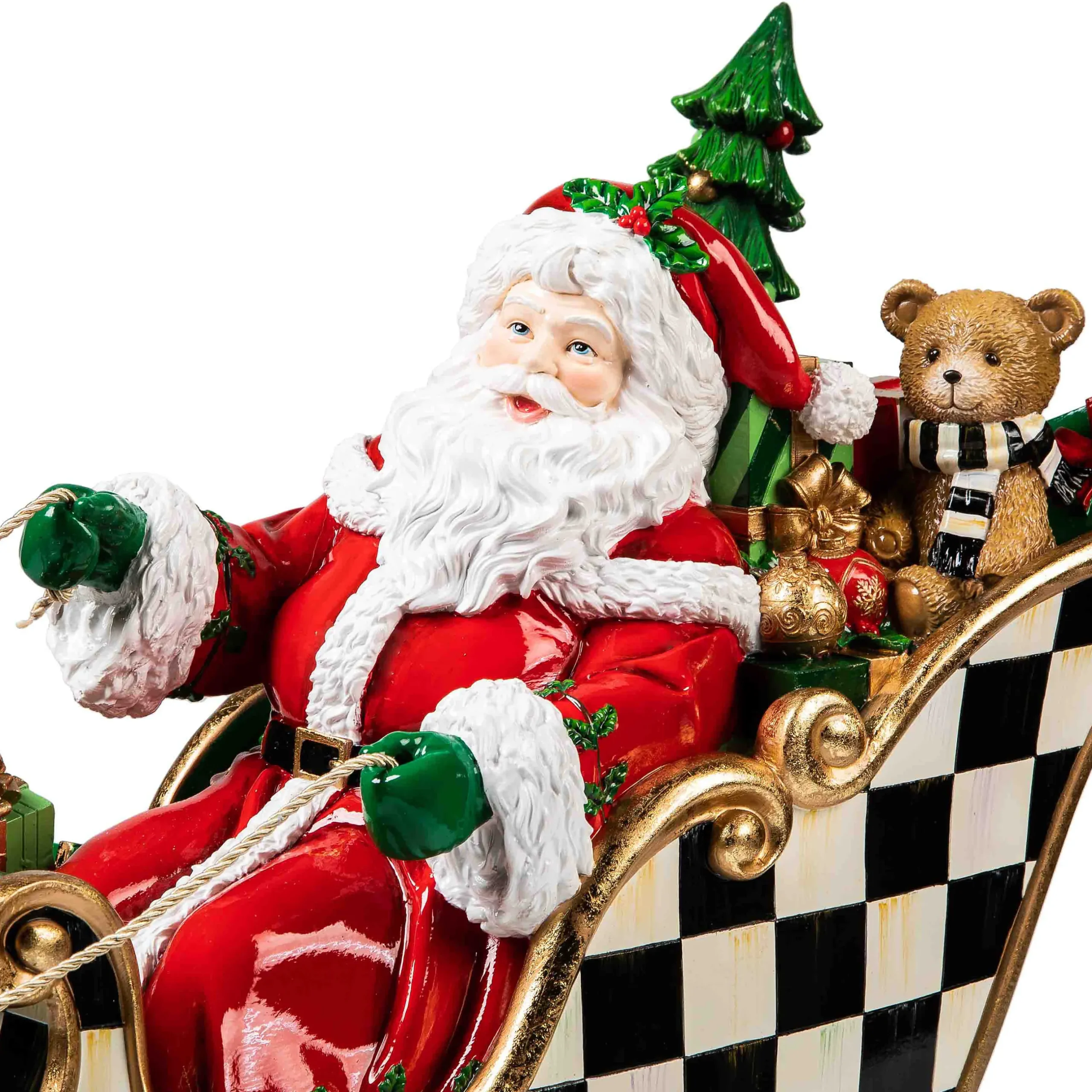Holiday|Room Accents|MacKenzie-Childs Night Before Christmas Santa Sleigh