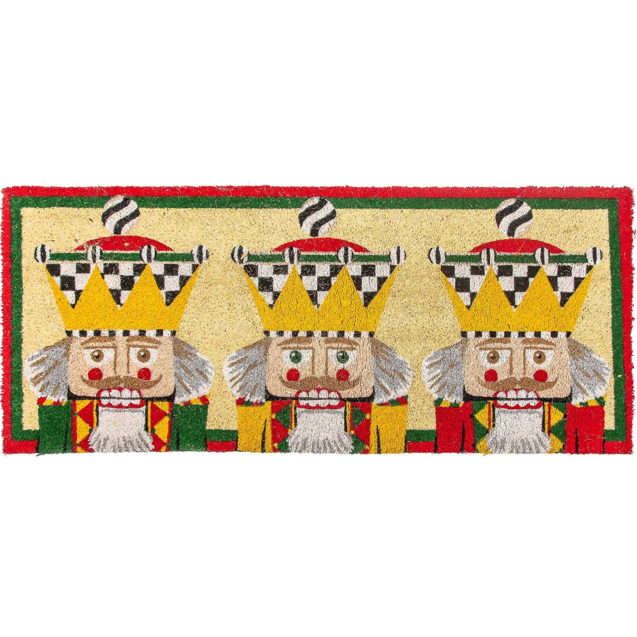 Holiday|Outdoor|MacKenzie-Childs Nutcracker Double Door Entrance Mat