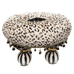Living Room|MacKenzie-Childs Ocelot Tuffet