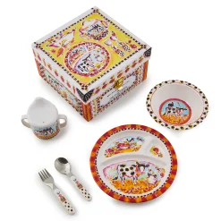 Kitchen & Dining Sets|Dinnerware & Flatware|MacKenzie-Childs On the Farm Toddler's Dinnerware Set