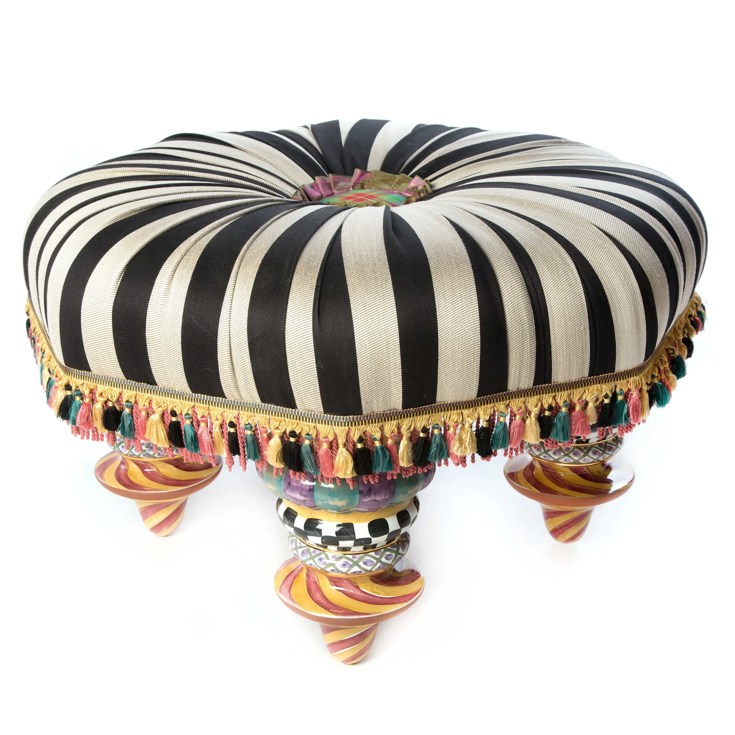 Living Room|MacKenzie-Childs On Wall Street Setting Seat