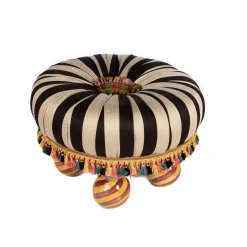 Living Room|MacKenzie-Childs On Wall Street Tuffet