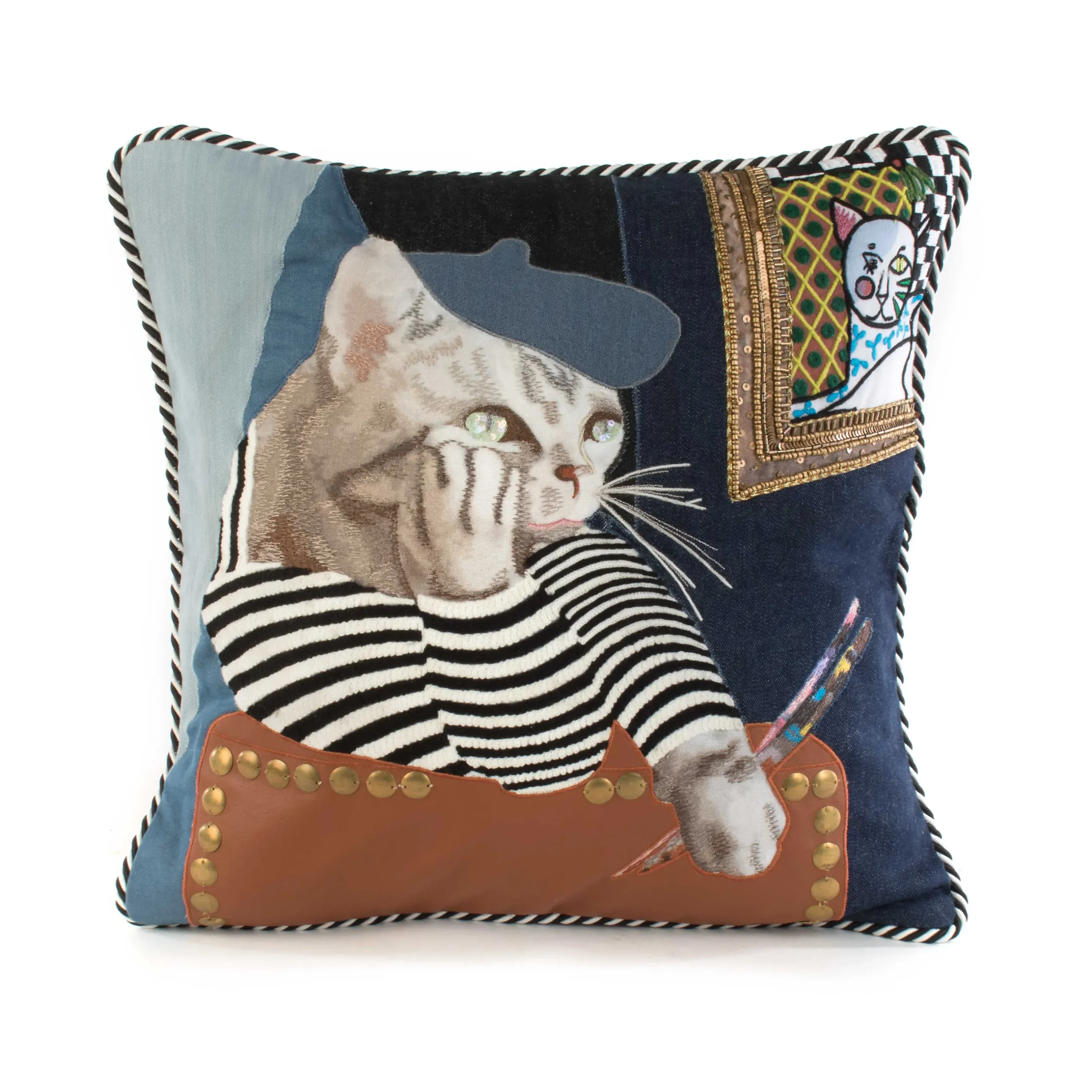 Pillows, Throws, & Cushions|MacKenzie-Childs Pablo Picatsso Throw Pillow