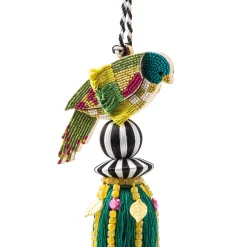 Spring|Finishing Touches|MacKenzie-Childs Parakeet Beaded Tassel