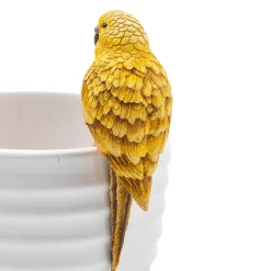 Spring|Greenery & Florals|MacKenzie-Childs Parakeet Pot Climber - Chartreuse