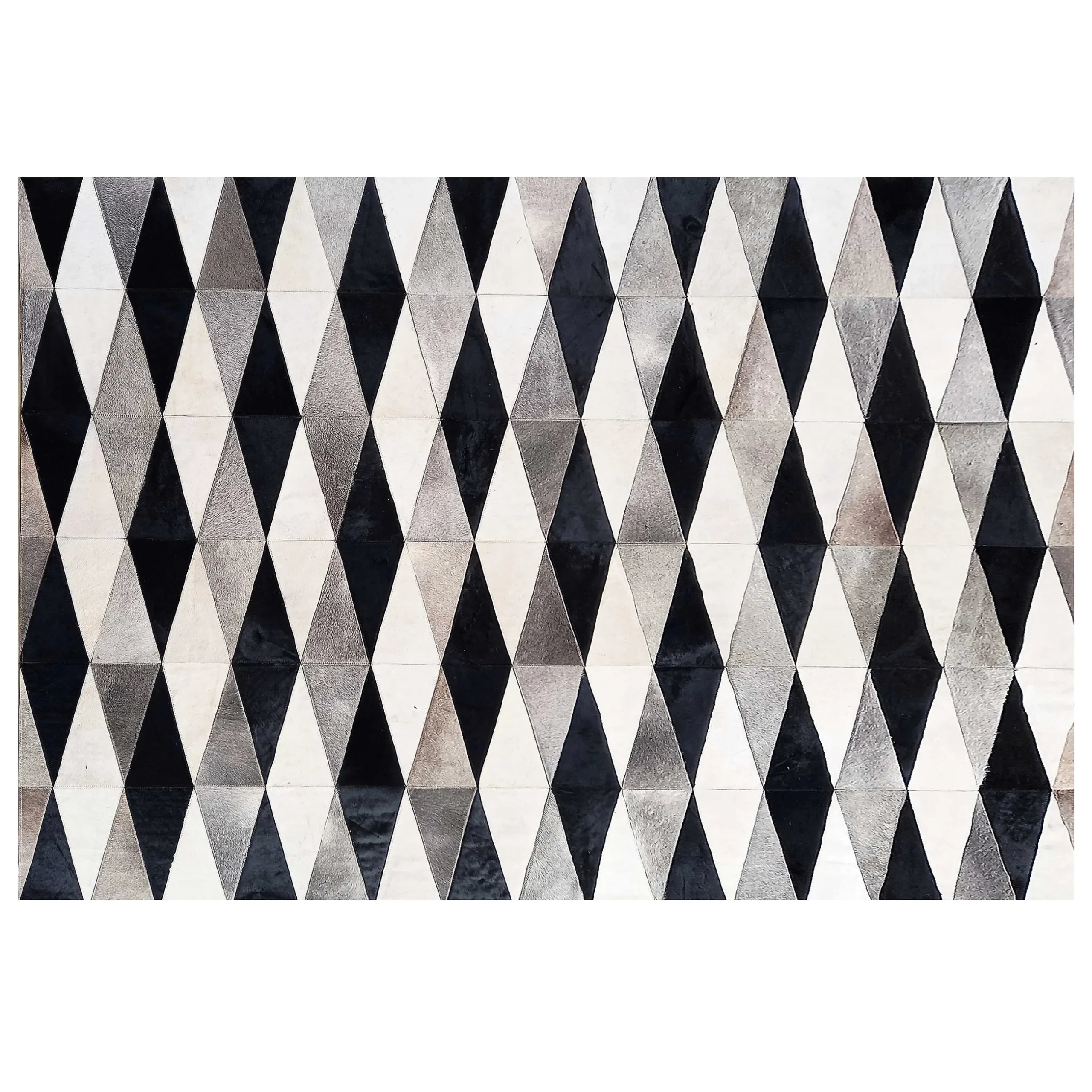 Rugs|MacKenzie-Childs Parallelogram Hair On Hide 8' x 10' Rug