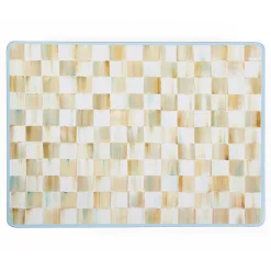 Table Accessories|Kitchen & Table Linens|MacKenzie-Childs Parchment Check Cork Back Placemats, Set of 4