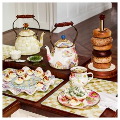 Table Accessories|Kitchen & Table Linens|MacKenzie-Childs Parchment Check Cork Back Placemats, Set of 4
