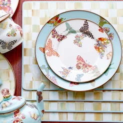 Table Accessories|Kitchen & Table Linens|MacKenzie-Childs Parchment Check Cork Back Placemats, Set of 4