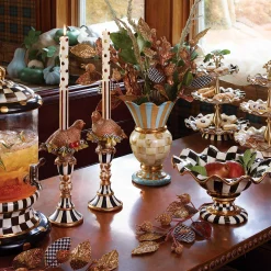 Room Accents|MacKenzie-Childs Parchment Check Great Vase