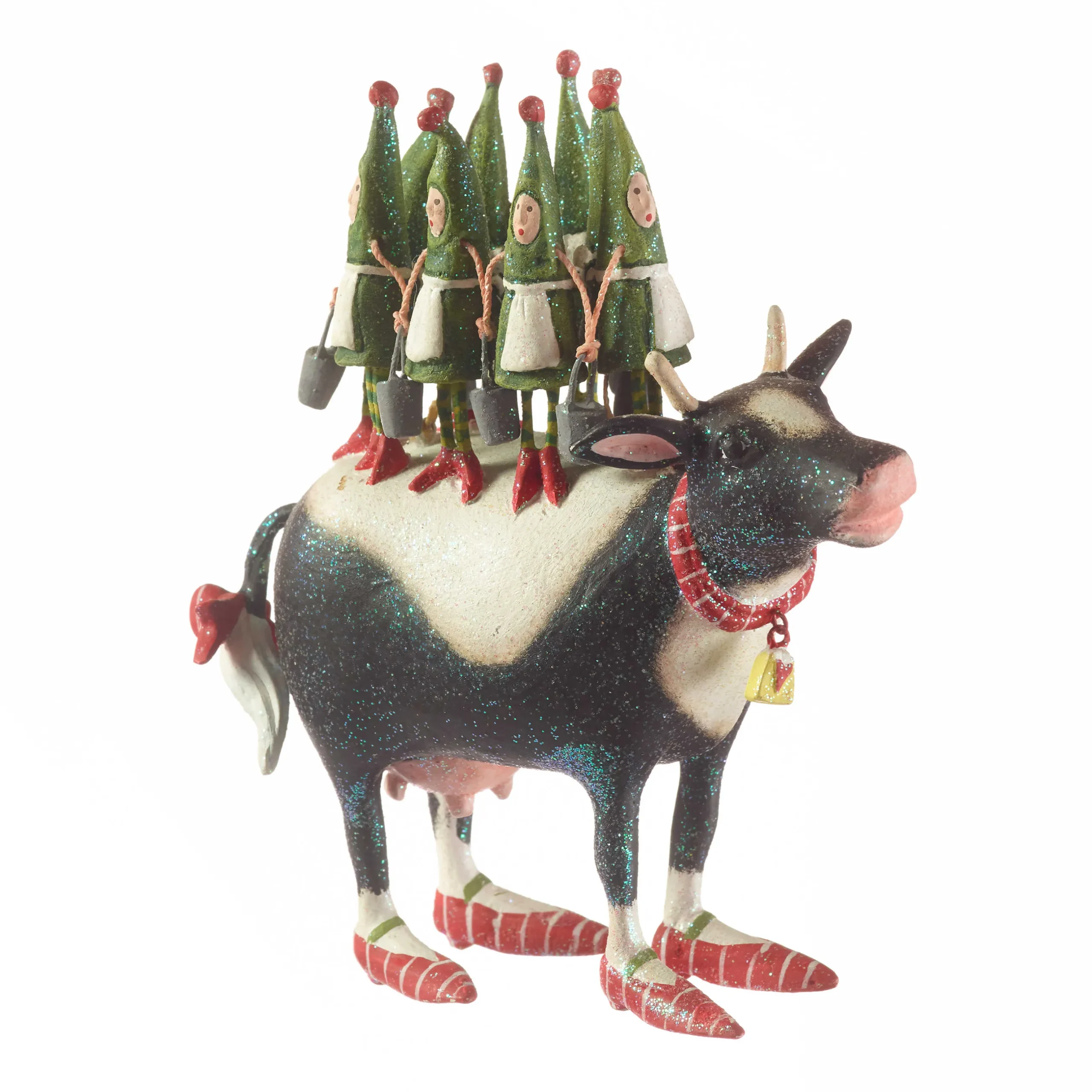 Holiday|MacKenzie-Childs Patience Brewster 12 Days 8 Maids a-Milking Ornament