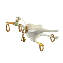 Holiday|MacKenzie-Childs Patience Brewster 12 Days 5 Golden Rings Ornament