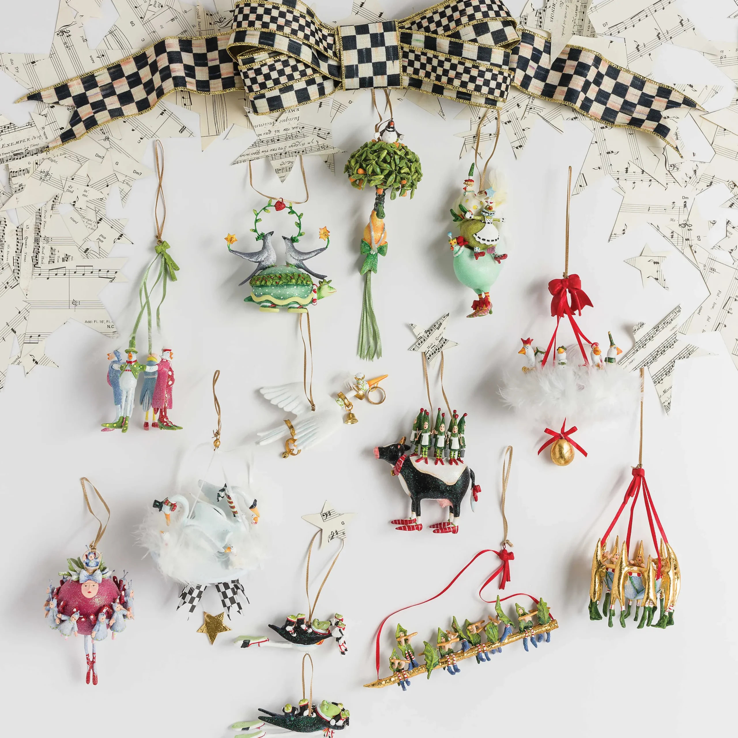 Holiday|MacKenzie-Childs Patience Brewster 12 Days 10 Pipers Piping Ornament