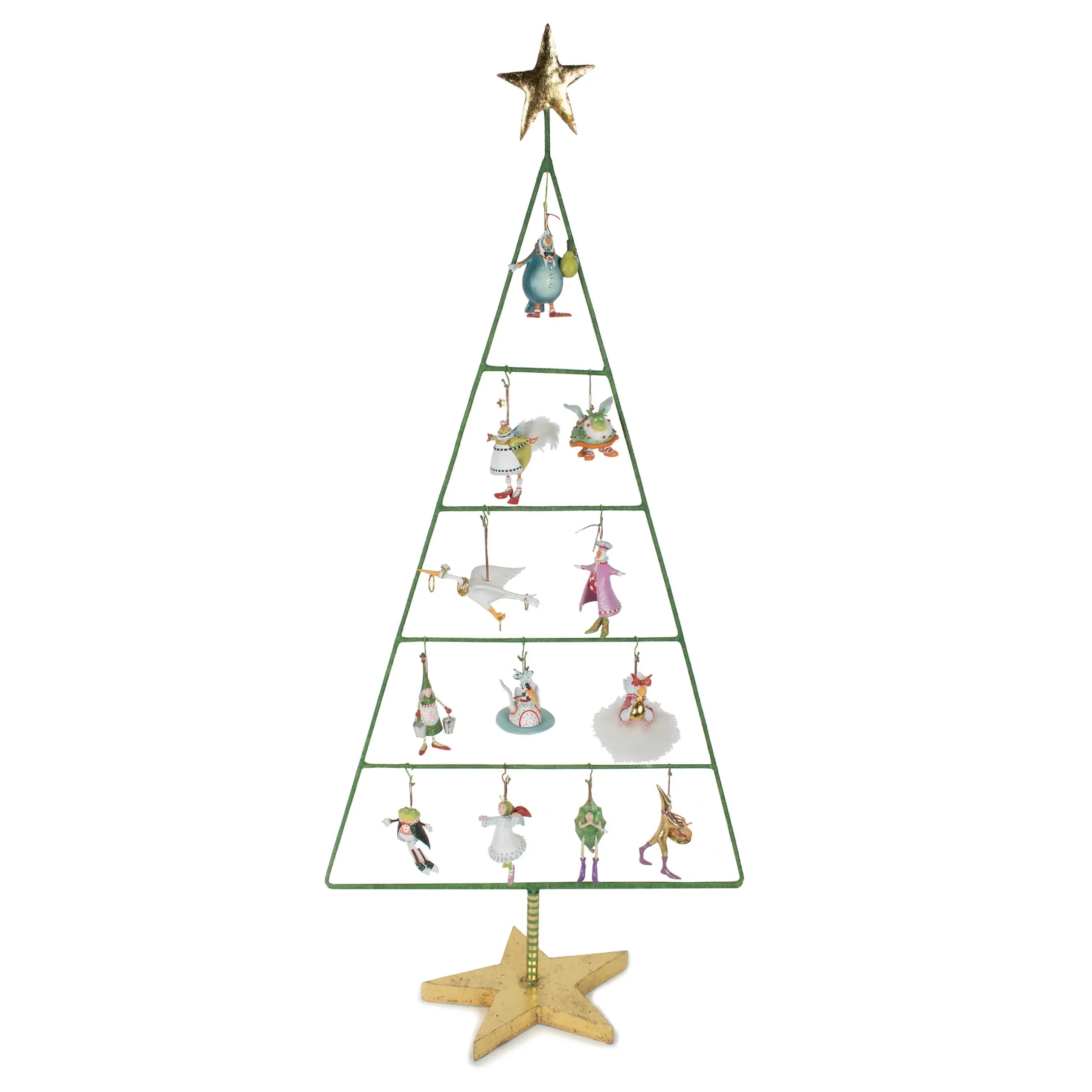 Holiday|MacKenzie-Childs Patience Brewster 12 Days Mini Ornament Display Tree