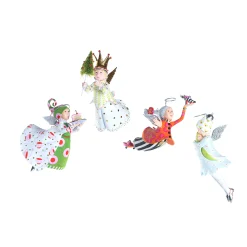 Holiday|MacKenzie-Childs Patience Brewster Angel Ornament Set-A