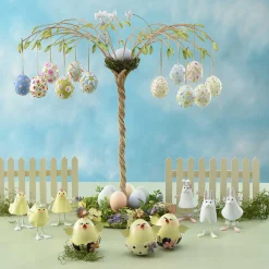 Easter|Spring|MacKenzie-Childs Patience Brewster Bright Floral Eggs, Set of 6