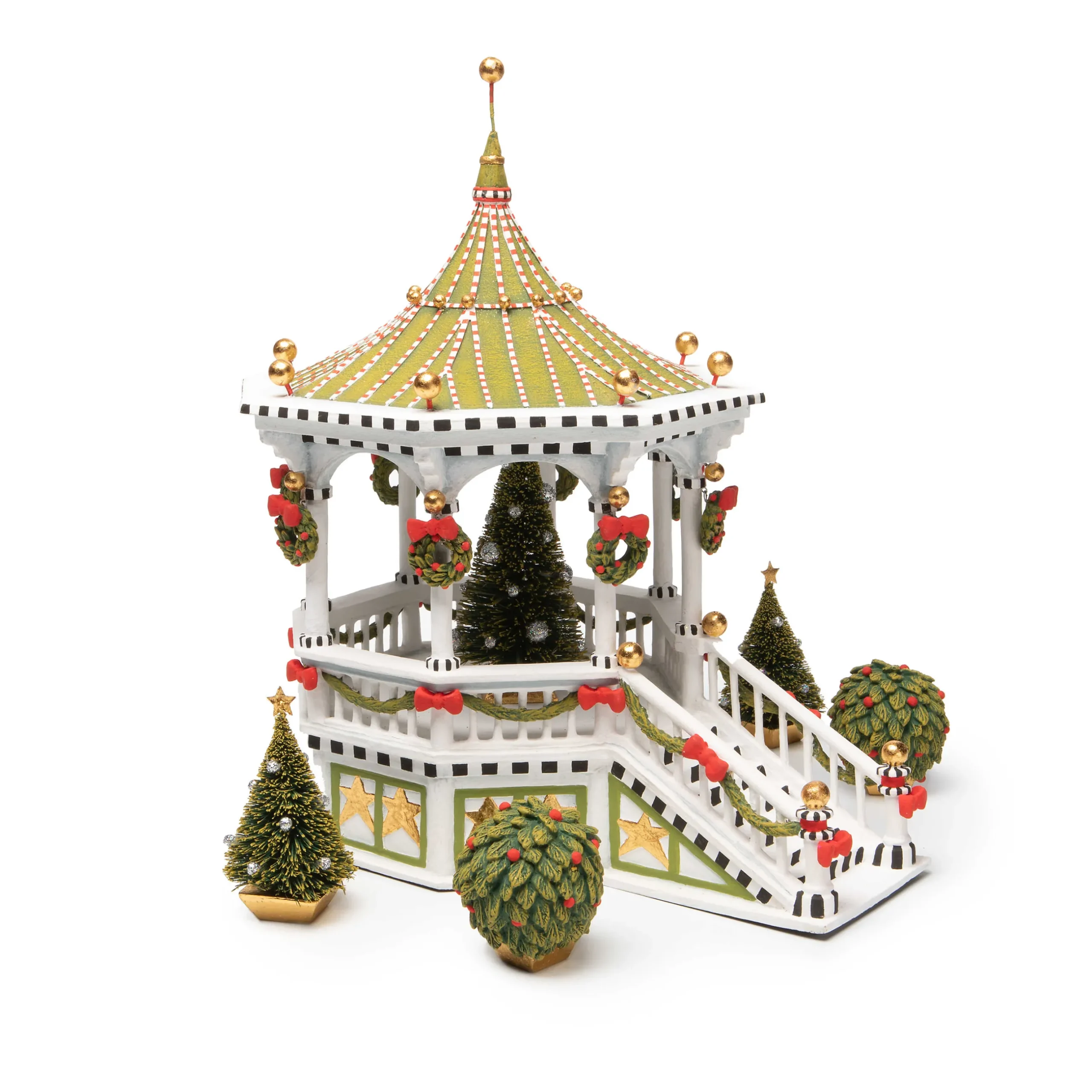 Holiday|Room Accents|MacKenzie-Childs Patience Brewster Caroler Gazebo Display