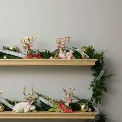 Holiday|Room Accents|MacKenzie-Childs Patience Brewster Dash Away Sitting Cupid Reindeer Figure