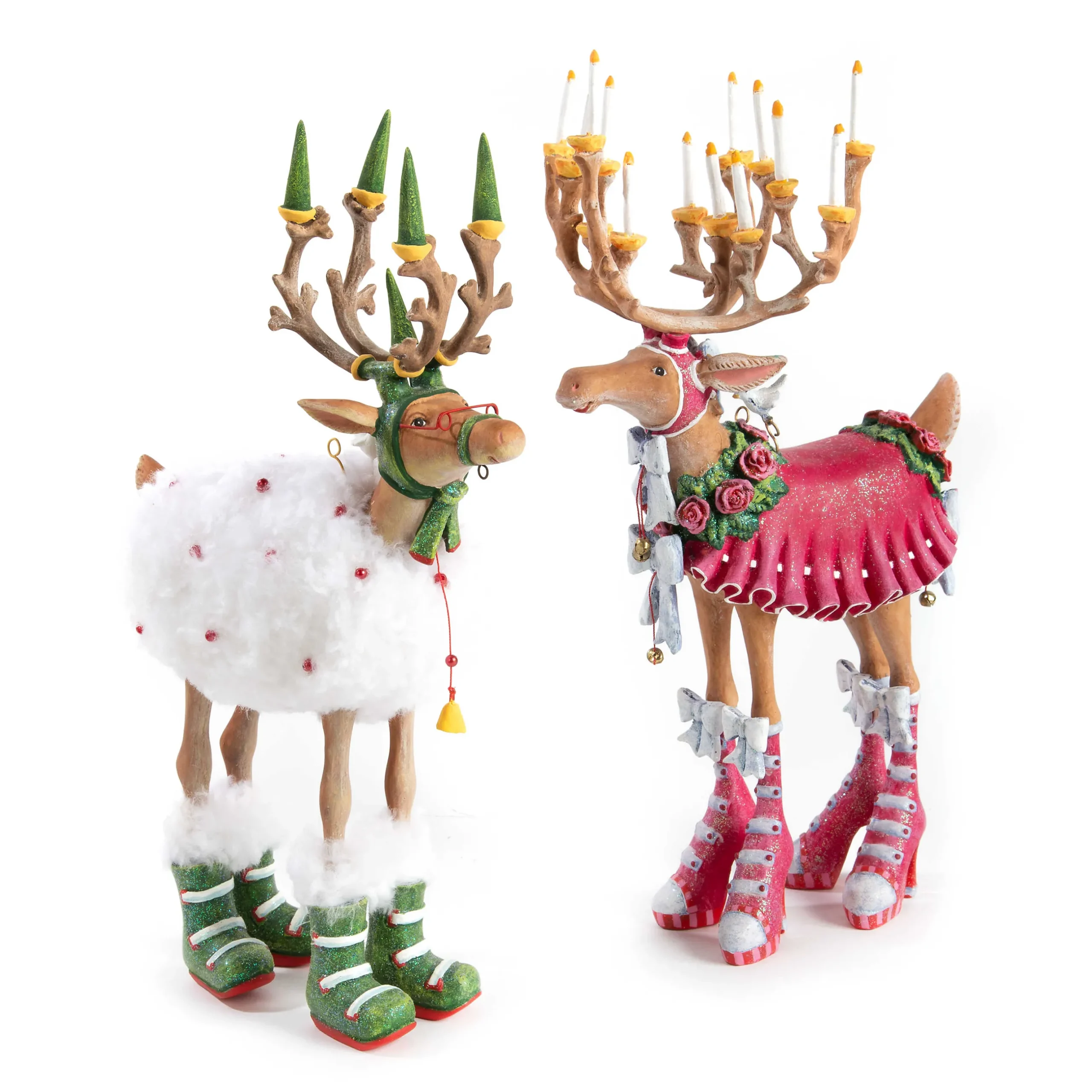 Holiday|Room Accents|MacKenzie-Childs Patience Brewster Dash Away Blitzen Reindeer Figure
