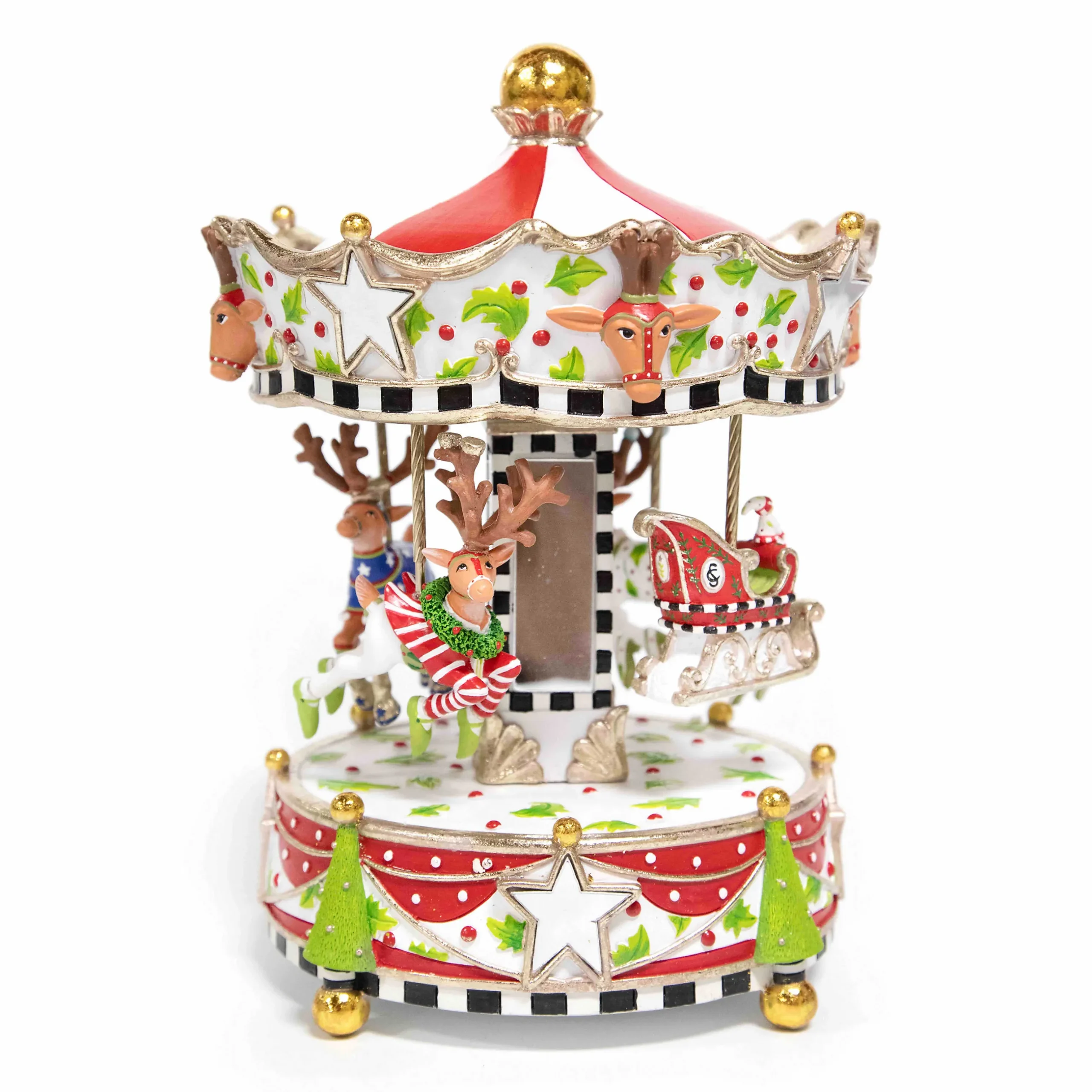 Holiday|Room Accents|MacKenzie-Childs Patience Brewster Dash Away Carousel