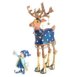 Holiday|Room Accents|MacKenzie-Childs Patience Brewster Dash Away Comet Reindeer Figure