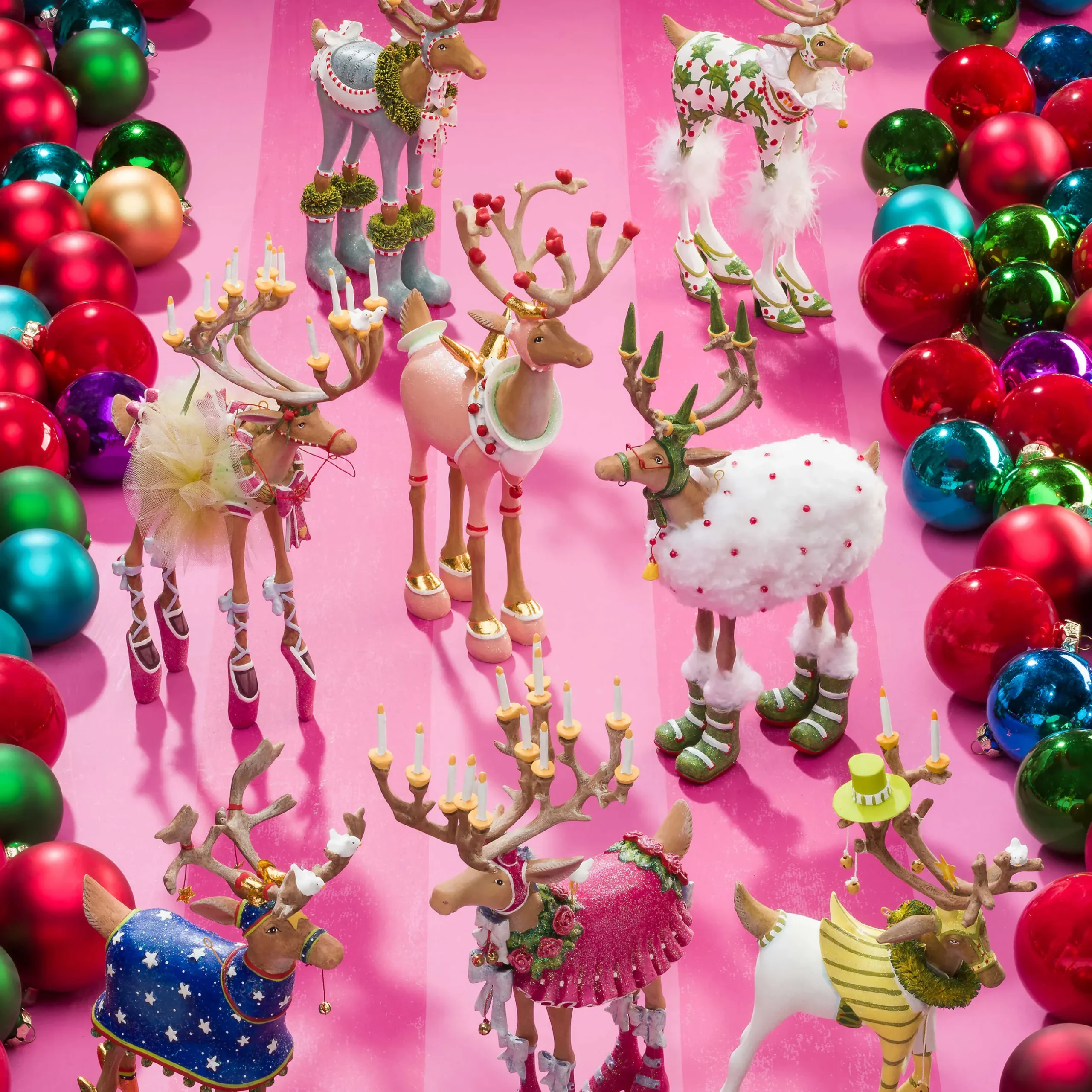 Holiday|Room Accents|MacKenzie-Childs Patience Brewster Dash Away Cupid Reindeer Figure