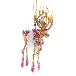 Holiday|MacKenzie-Childs Patience Brewster Dash Away Dancer Reindeer Ornament
