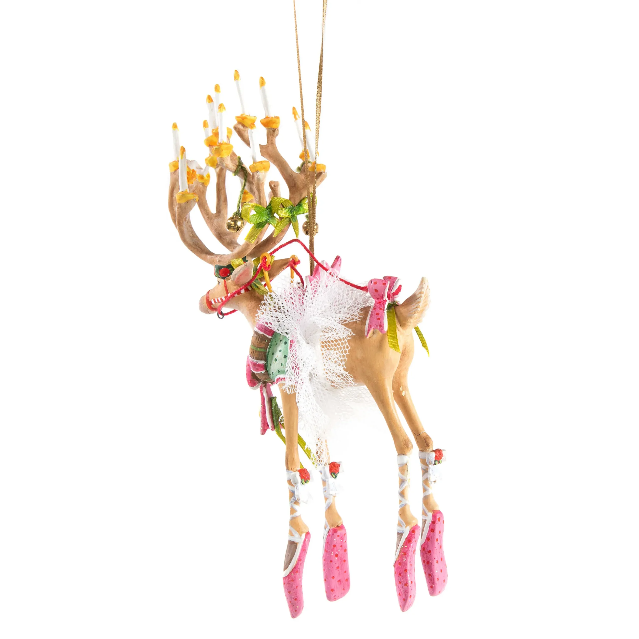 Holiday|MacKenzie-Childs Patience Brewster Dash Away Dancer Reindeer Ornament
