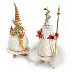 Holiday|Room Accents|MacKenzie-Childs Patience Brewster Dash Away Mrs. Santa Figure