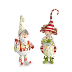 Holiday|MacKenzie-Childs Patience Brewster Dash Away Mrs. Santa's Elf Ornament