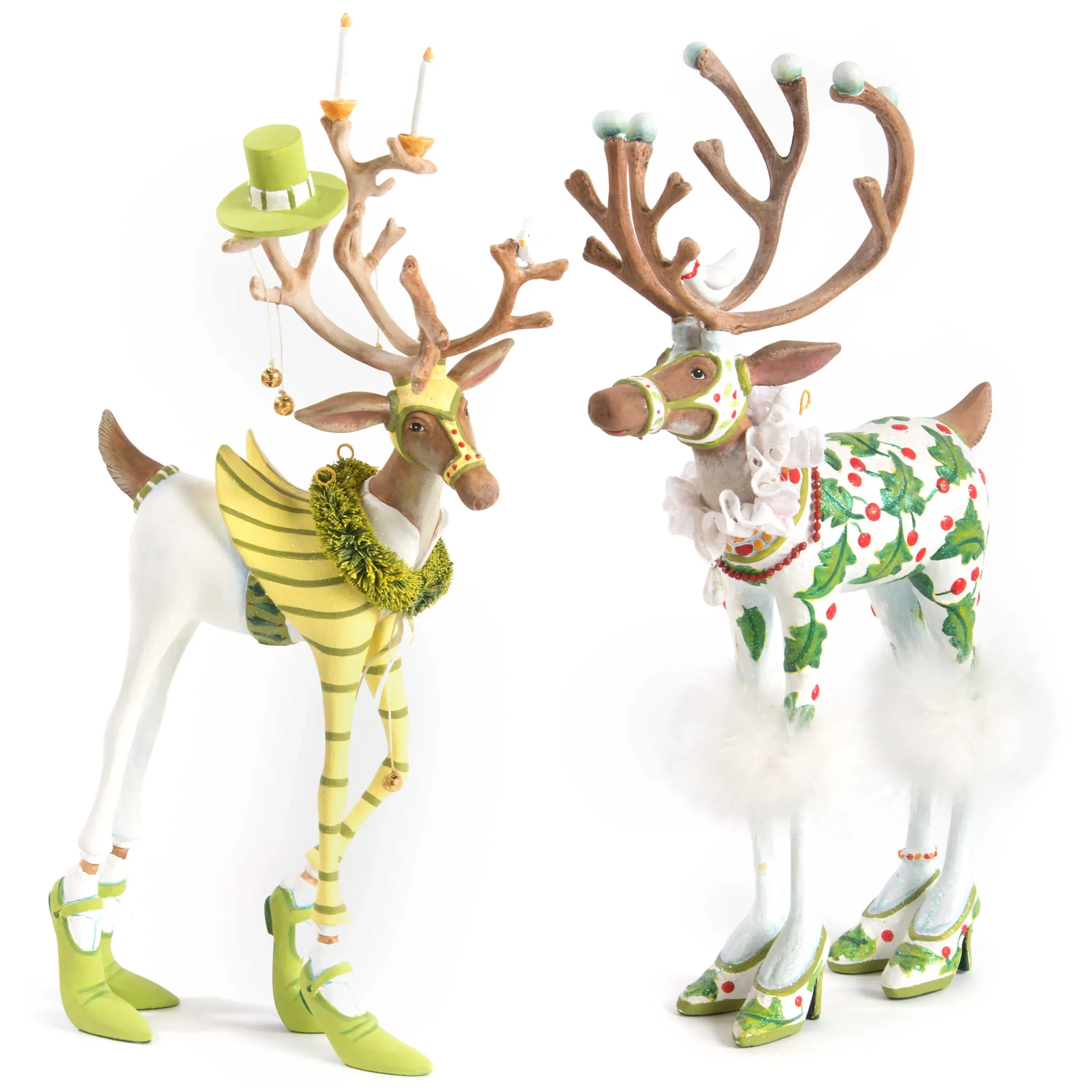 Holiday|Room Accents|MacKenzie-Childs Patience Brewster Dash Away Prancer Reindeer Figure