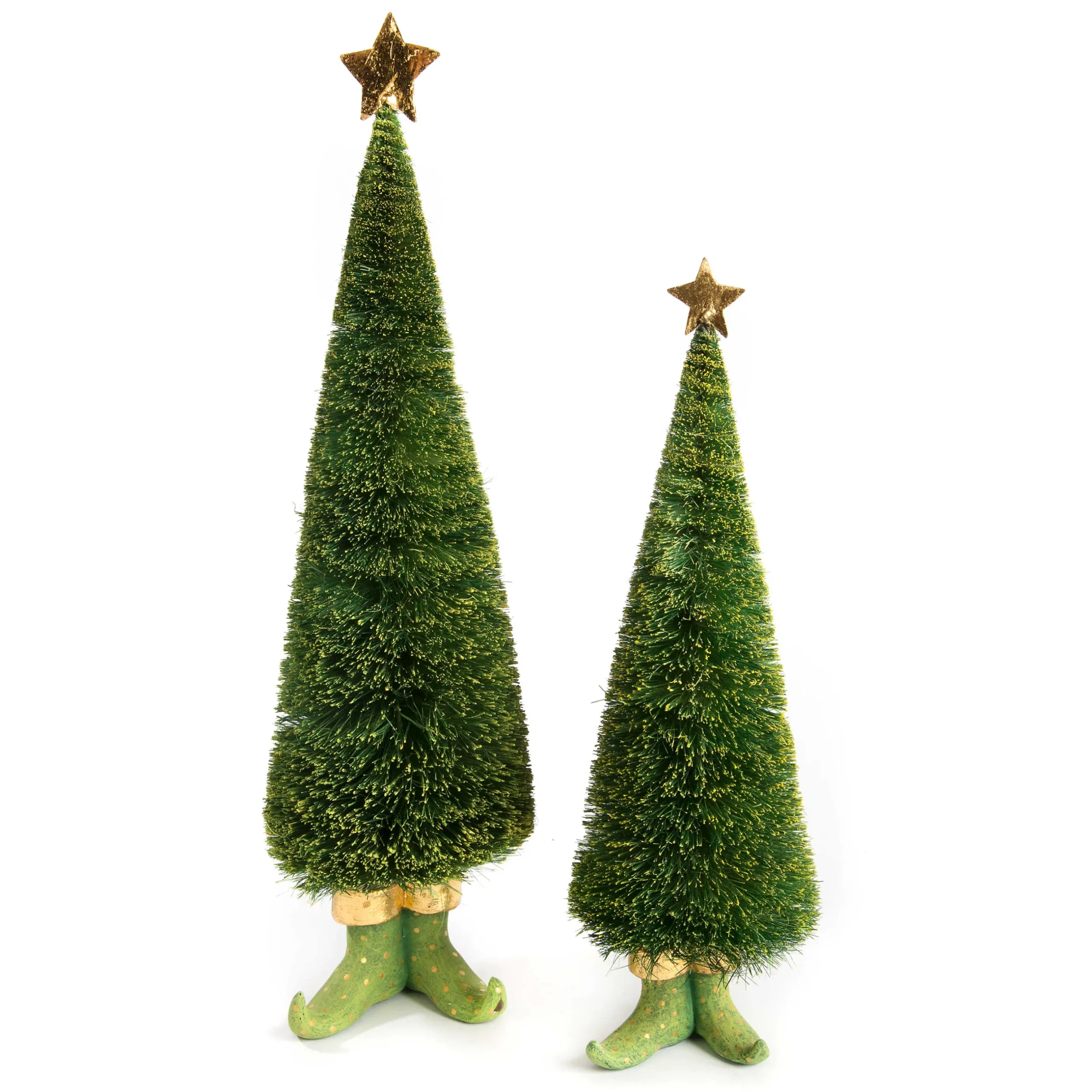 Holiday|Room Accents|MacKenzie-Childs Patience Brewster Dash Away Sisal Elf Tree Figures