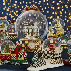 Holiday|MacKenzie-Childs Patience Brewster Dash Away Santa Snow Globe