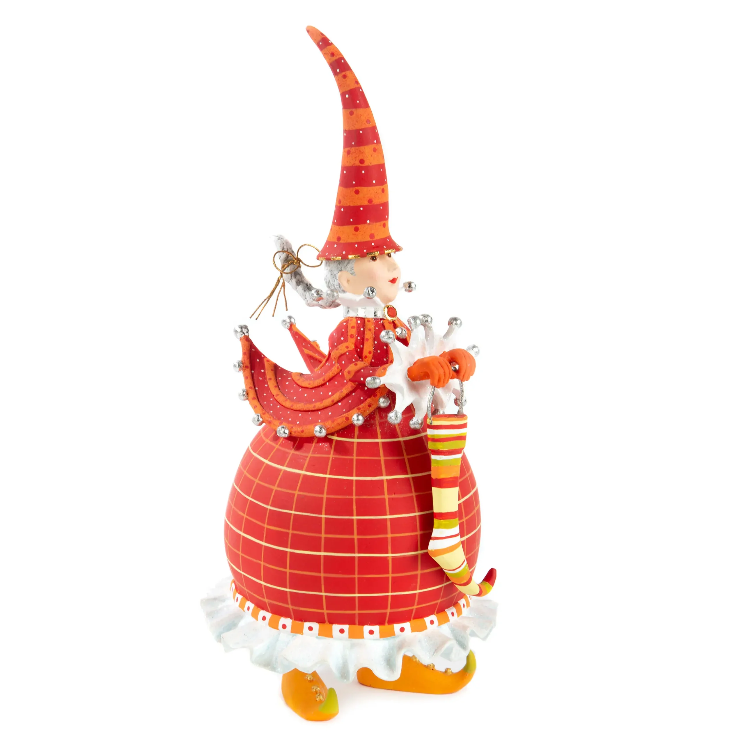 Holiday|Room Accents|MacKenzie-Childs Patience Brewster Dash Away Red Mrs. Santa Figure