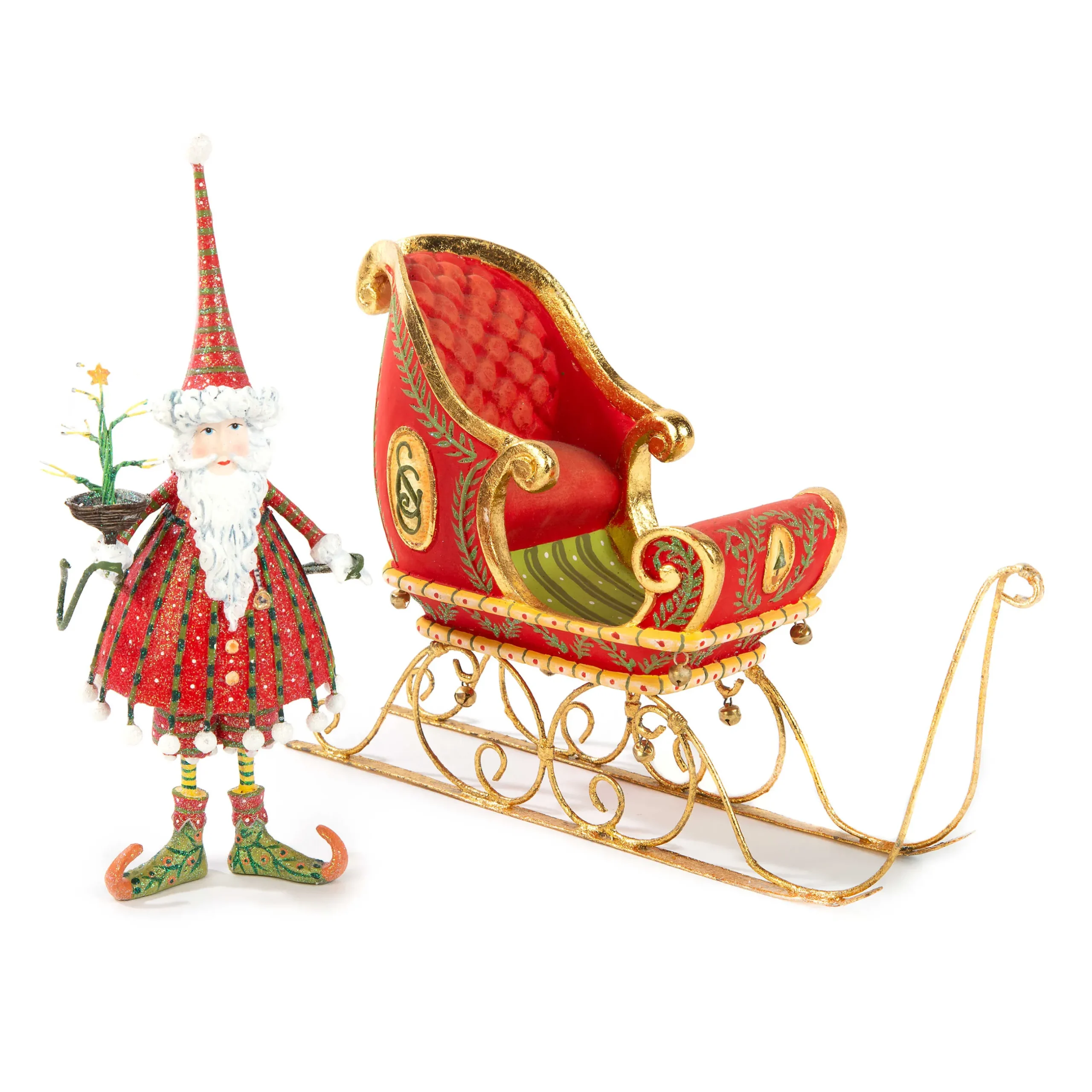 Holiday|MacKenzie-Childs Patience Brewster Dash Away Sleigh Ornament