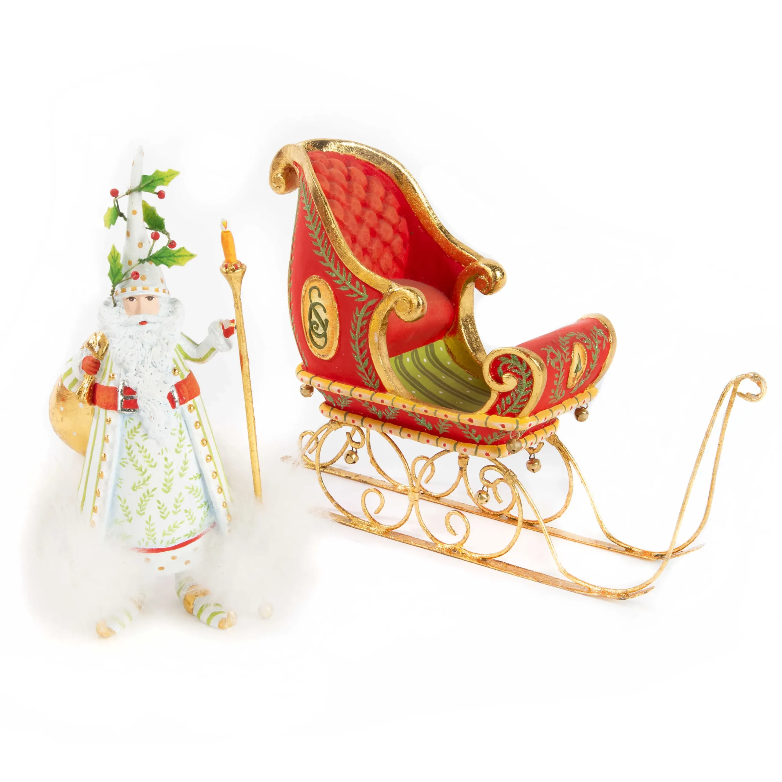 Holiday|MacKenzie-Childs Patience Brewster Dash Away Sleigh Ornament
