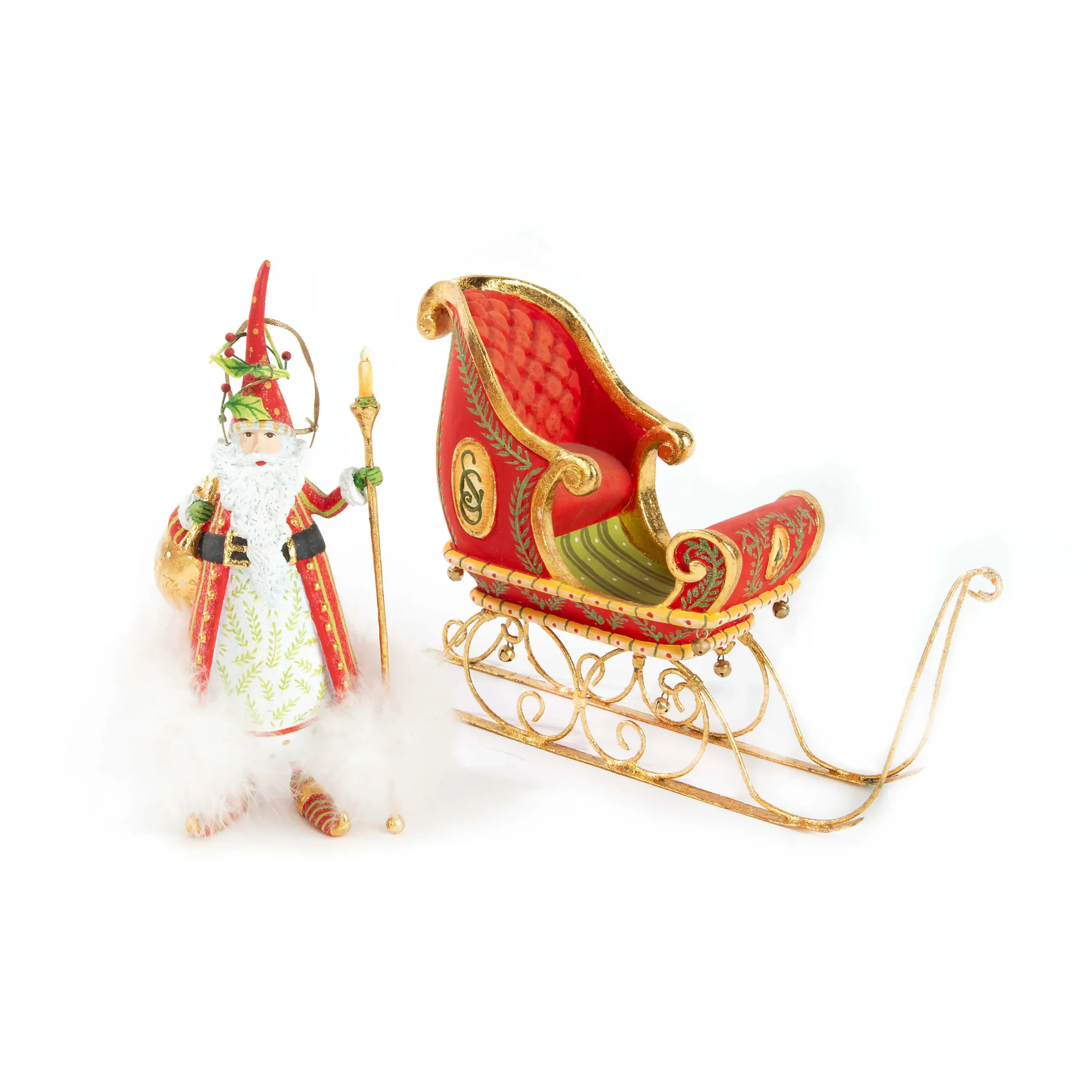 Holiday|MacKenzie-Childs Patience Brewster Dash Away Sleigh Ornament