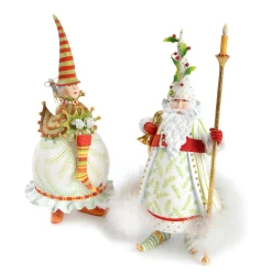 Holiday|Room Accents|MacKenzie-Childs Patience Brewster Dash Away Candlelight Santa Figure