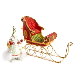 Holiday|Room Accents|MacKenzie-Childs Patience Brewster Dash Away Candlelight Santa Figure