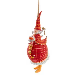 Holiday|MacKenzie-Childs Patience Brewster Dash Away Red Mrs. Santa Ornament