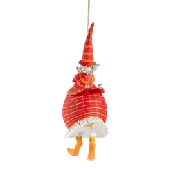 Holiday|MacKenzie-Childs Patience Brewster Dash Away Red Mrs. Santa Ornament
